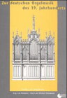 Buchcover Zur deutschen Orgelmusik des 19. Jahrhunderts