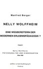 Buchcover Nelly Wolffheim - Eine Wegbereiterin der modernen Erlebnispädagogik?