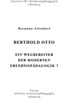 Buchcover Berthold Otto