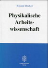 Buchcover Physikalische Arbeitswissenschaft