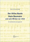 Buchcover Der Hitler-Barde Hans Baumann und sein Wirken vor 1945
