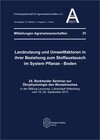 Buchcover Landnutzung und Umweltfaktoren in ihrer Beziehung zum Stoffaustausch im System Pflanze - Boden
