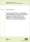 Buchcover Feldexperimentelle Analysen zur Ertragsbildung und Stickstoffeffizienz bei organisch-mineralischer Düngung auf heterogen