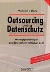 Buchcover Outsourcing und Datenschutz