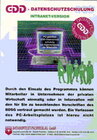 Buchcover PC-gestützte GDD-Datenschutzschulung zur Eigenschulung der Mitarbeiter