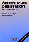 Buchcover Öffentliches Dienstrecht