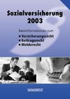 Buchcover Leitfaden Sozialversicherung 2003