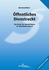 Buchcover Öffentliches Dienstrecht