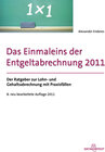 Buchcover Einmaleins der Entgeltabrechnung 2011