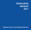 Buchcover Datenschutz-Jahrbuch 2011 digital