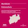 Buchcover Merkblatt Datenschutz nach Datenschutzgesetz Nordrhein-Westfalen