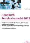 Buchcover Handbuch Reisekostenrecht 2012