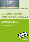 Buchcover Einmaleins der Entgeltabrechnung 2012