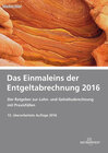 Buchcover Einmaleins der Entgeltabrechnung 2016