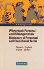Buchcover Wörterbuch Personal- und Bildungswesen /Dictionary of Personnel and Educational Terms