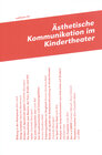Buchcover subTexte07: Ästhetische Kommunikation und Kinder-Theater