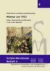 Buchcover Weimar um 1923