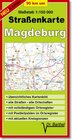 Buchcover Straßenkarte 90 km um Magdeburg