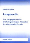 Buchcover Langeweile