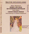 Buchcover Diener zweier Herren. - Shakespeare, William: Ein Sommernachtstraum /Romeo und Julia