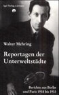 Buchcover Reportagen der Unterweltstädte