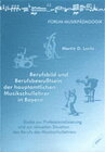Buchcover Berufsbild und Berufsbewusstsein der hauptamtlichen Musikschullehrer in Bayern