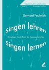 Buchcover Singen lehren – Singen lernen