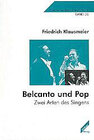 Buchcover Belcanto und Pop