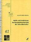 Buchcover Masse und Funktionen im Geometrieunterricht der Sekundarstufe I