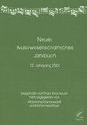 Buchcover Neues musikwissenschaftliches Jahrbuch