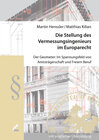 Buchcover Die Stellung des Vermessungsingenieurs im Europarecht