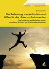 Buchcover Die Bedeutung von Motivation und Willen für das Üben von Instrumenten