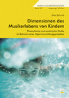Buchcover Dimensionen des Musikerlebens von Kindern