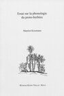 Buchcover Essai sur la phonologie du proto-berbère