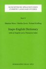 Buchcover Iraqw-English Dictionary