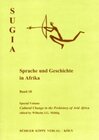Buchcover SUGIA Sprache und Geschichte in Afrika. Band 18