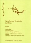Buchcover SUGIA Sprache und Geschichte in Afrika. Band 20