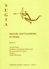 Buchcover SUGIA Sprache und Geschichte in Afrika. Band 19
