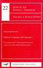 Buchcover Khoisan Languages and Linguistics