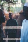 Buchcover Sprache und Wissen in Afrika