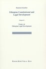 Buchcover Ethiopian Constitutional and Legal Development