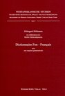 Buchcover Dictionnaire Fon–Français / Français–Fon