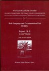 Buchcover Bole Language and Documentation Unit, BOLDU Report I & II