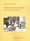 Buchcover Morphosyntaxe du jóola banjal