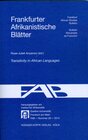 Buchcover Transitivity in African Languages