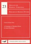 Buchcover A Grammar of Modern Khwe (Central Khoisan)