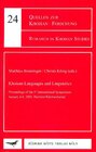 Buchcover Khoisan Languages and Linguistics