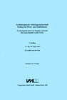 Buchcover Archäologische Arbeitsgemeinschaft Ostbayern /West- und Südböhmen