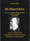 Buchcover Dr. Eduard Reiss - Der erste jüdische Bürgermeister von Czernowitz 1905-1907