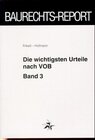 Buchcover Die wichtigsten Urteile nach VOB